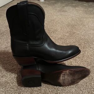 Tecovas Black Leather Boots